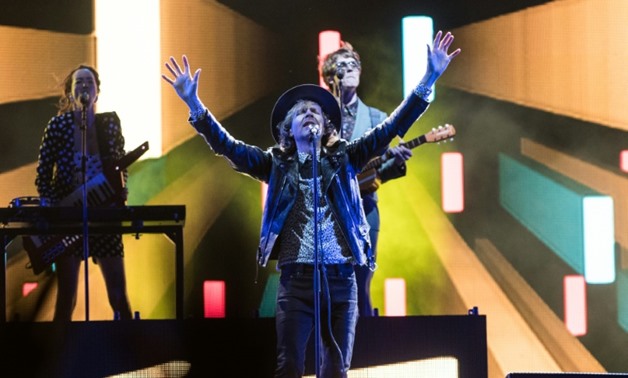 US musician Beck performs on stage in Quebec City the Festival d'ETE for the Canadian city's summer festival

