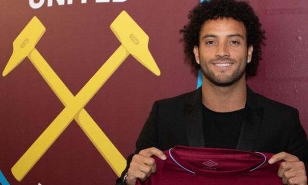 Felipe Anderson with West Ham jersey - Courtesy of West Ham official website