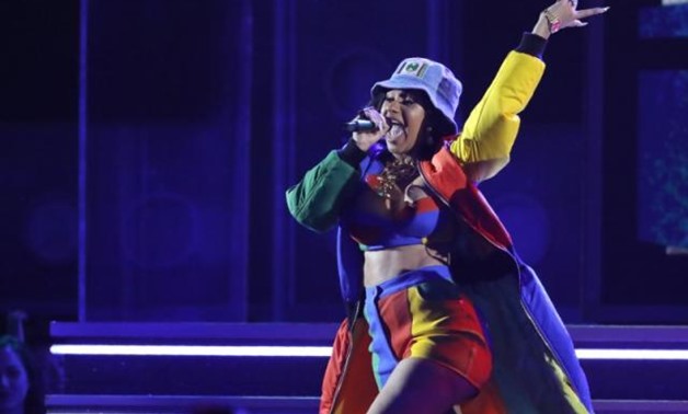 60th Annual Grammy Awards – Show – New York, U.S., 28/01/2018 – Cardi B performs "Finesse." REUTERS/Lucas Jackson.