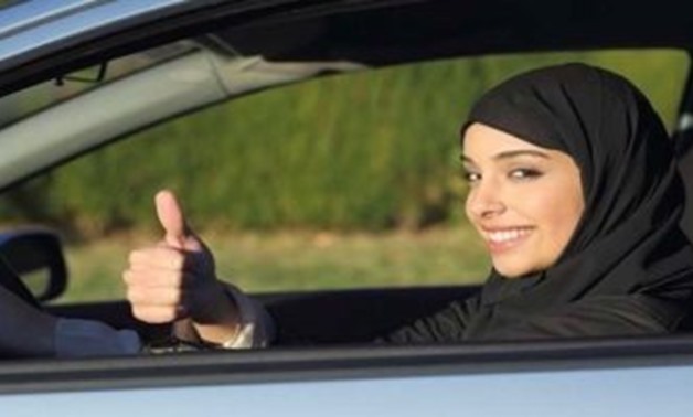 A Saudi woman driving her car - Egypt Today.