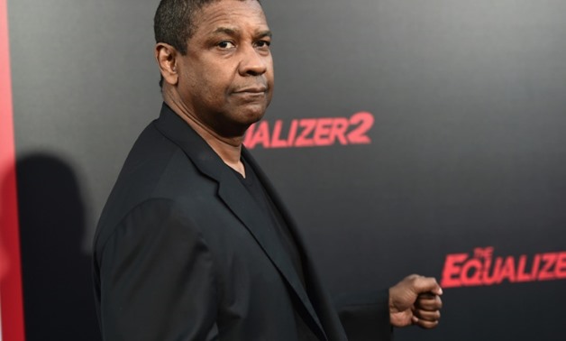 Denzel Washington at the recent Hollywood premiere of 'The Equalizer 2,' which opened at the top of weekend box offices in North America - AFP