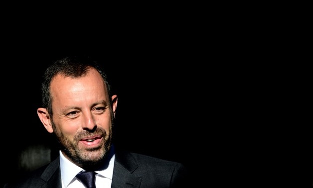 Former Barcelona president Sandro Rosell, pictured in 2014, is accused of "large-scale money laundering" of at least 19.9 million euros since 2006 - AFP/File / PIERRE-PHILIPPE MARCOU
