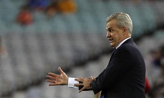 Japan's coach Javier Aguirre gestures during their Asian Cup quarter-final soccer match against UAE at the Stadium Australia in Sydney January 23, 2015. REUTERS/Steve Christo