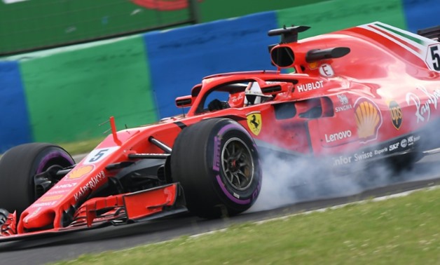 Sebastian Vettel tops the times in final practice in Hungary - AFP / ATTILA KISBENEDEK