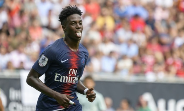 Timothy Weah, son of Liberian president and football legend George, scored his first goal for Paris Saint-Germain against Bayern Munich
AFP / Jure Makovec
