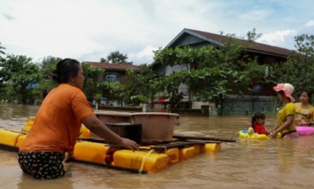© AFP/File | Evacuation orders are still in place for many flood-stricken areas with a number of rivers exceeding danger levels by several feet