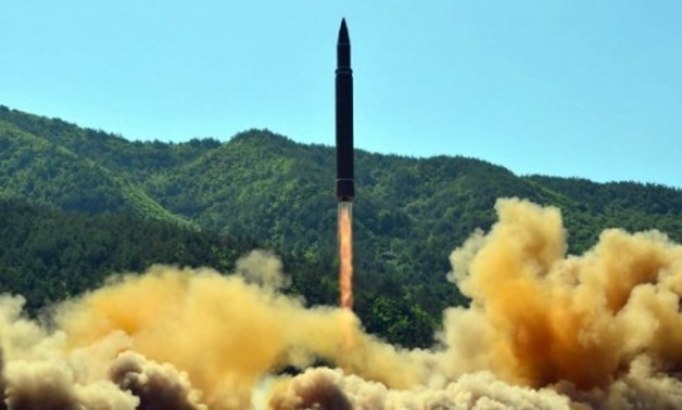 © AFP/KCNA via KNS | A picture released by North Korean state media after the country proclaimed on July 4, 2017, that it had successfully tested an intercontinental ballistic missile.
