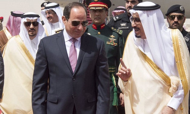 King Salman of Saudi Arabia receives Abdel Fatah al Sisi_Press Photo