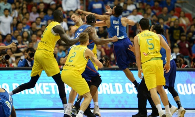 The Philippines basketball federation had earlier said it was withdrawing from the Asian Games after 10 of its players were suspended following a brawl with Australia
AFP/File / TED ALJIBE
