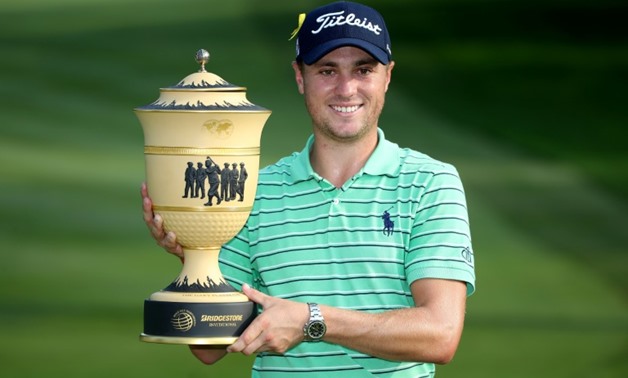 Justin Thomas claimed his maiden WGC title on Sunday in Ohio - NORTH AMERICA/AFP / Gregory Shamus