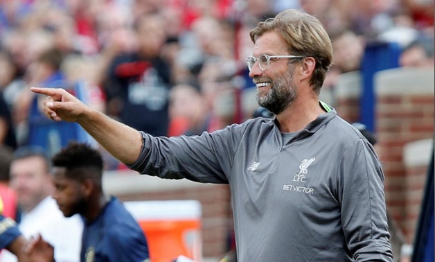 Soccer Football - International Champions Cup - Manchester United v Liverpool - Michigan Stadium, Ann Arbor, USA - July 28, 2018 Liverpool manager Juergen Klopp REUTERS/Rebecca Cook