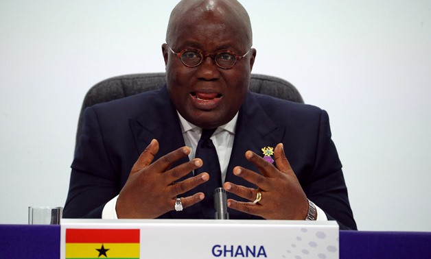 FILE PHOTO: President Nana Addo Dankwa Akufo-Addo of Ghana at a news conference in London, April 20, 2018. REUTERS/Hannah McKay/File Photo
