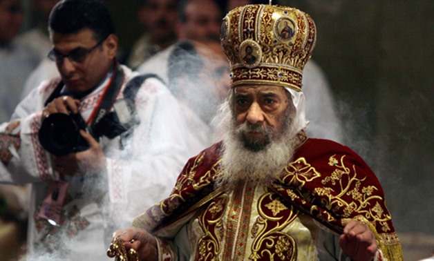 FILE - Late Pope Shenouda III of Alexandria 