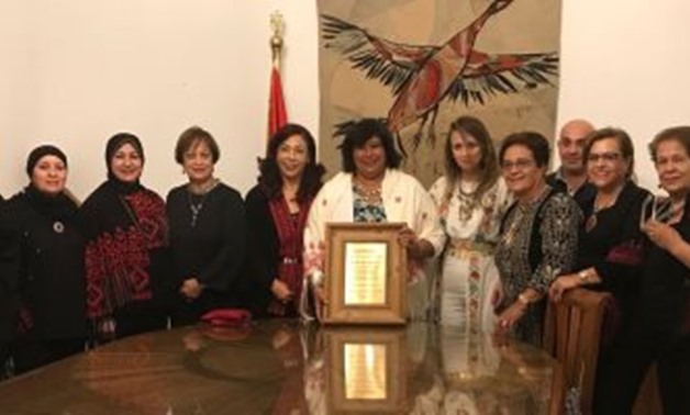Part of the meeting with the Minister of Culture, Aug. 8 – Egypt Today