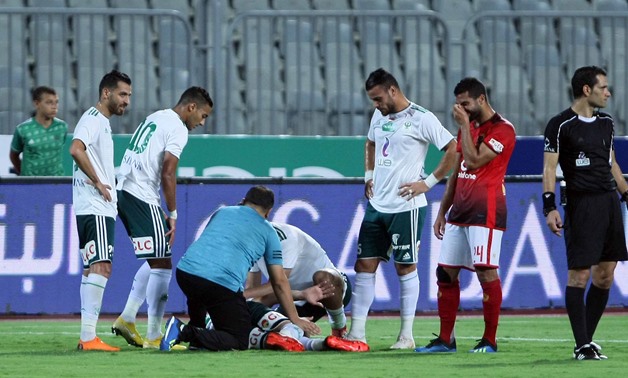 Salah suffered a serious injury during Al-Ahly clash - Egypt Today/Ahmed Maarouf 