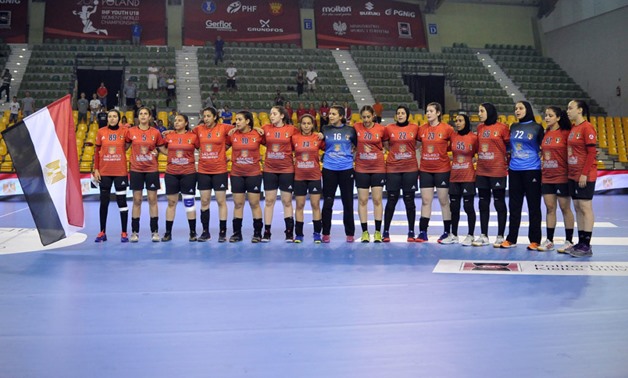 FILE - Egyptian team poses ahead of Croatia game - Photo courtesy of the tournament official website 