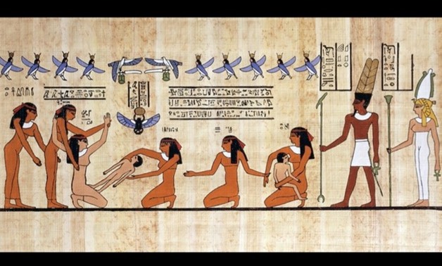 File - Pharaonic mural