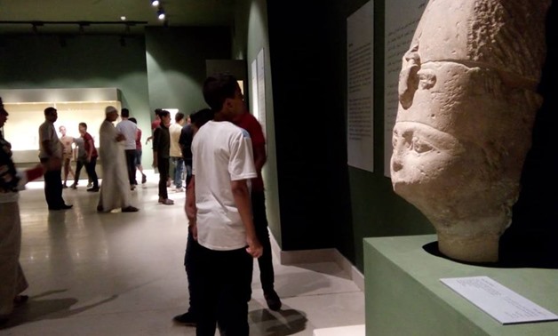 The Sohag National Museum has received a large number of visitors few days after it had been inaugurated by Sisi on Sunday– the Ministry of Antiquities’ official Facebook page