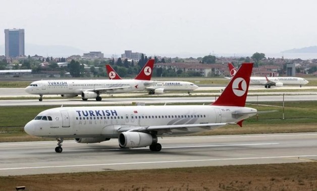 A Turkish Airlines plane prepares to take off at Ataturk International Airport in Istanbul May 15 - REUTERS