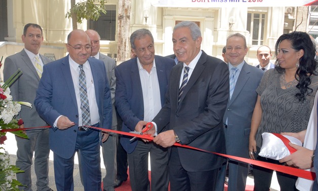 Minister of Industry Tarek Kabil during the inauguration of the fair - Press photo