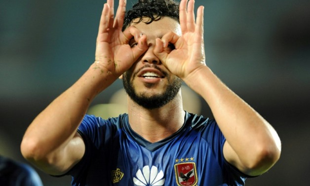 Eyes for goal: Al Ahly's Walid Azaro celebrates his goal
AFP / SALAH HABIBI
