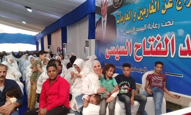 Egypt’s Interior Ministry-run prison authority held a celebration on Tuesday, first day of Eid El-Adha, to announce the names of released debtors – Ahmed Elghaafry/Egypt Today
