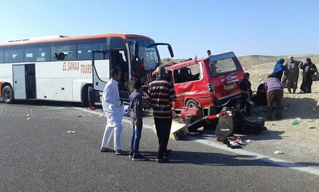 FILE - thirteen people were injured in a road accident