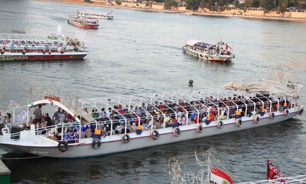  Taking trips up the Nile is becoming a more and more popular activity that people opt for during the festive season of Eid Al-Adha - Asharaf Fawzy/ Egypt Today