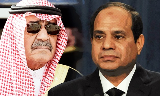 (L) Prince Muqrin bin Abdulaziz, (R) President Abdel Fatah al-Sisi – Photo compiled Egypt Today staff