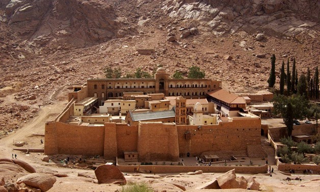 Image of Saint Catherine's Monastery in Sinai, Egypt [Berthold Werner/Wikipedia]
