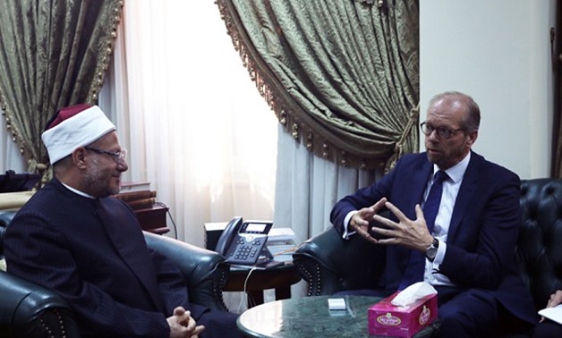  Grand Mufti Shawki Allam with Dutch Ambassador Laurens Westhoff - Press photo