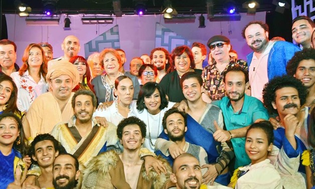Minister of Culture, Inas Abdel Dayem, attended on Wednesday the theatrical show, “Happened in the Land of Happiness,” presented by the Modern Theater Troupe-Press Photo