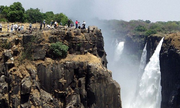 Victoria Falls in Zimbabwe - AFP