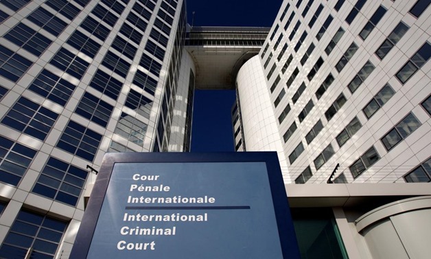 FILE PHOTO: The entrance of the International Criminal Court (ICC) is seen in The Hague, Netherlands, March 3, 2011. REUTERS/Jerry Lampen/File Photo
