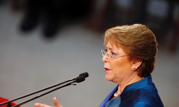 Chile's President Michelle Bachelet delivers the annual State of the Nation address at the national congress building in Valparaiso city, Chile, May 21, 2016. REUTERS/Rodrigo Garrido