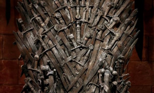 FILE PHOTO: The Iron Throne is seen on the set of the television series Game of Thrones in the Titanic Quarter of Belfast, Northern Ireland, June 24, 2014. REUTERS/Phil Noble/File Photo.
