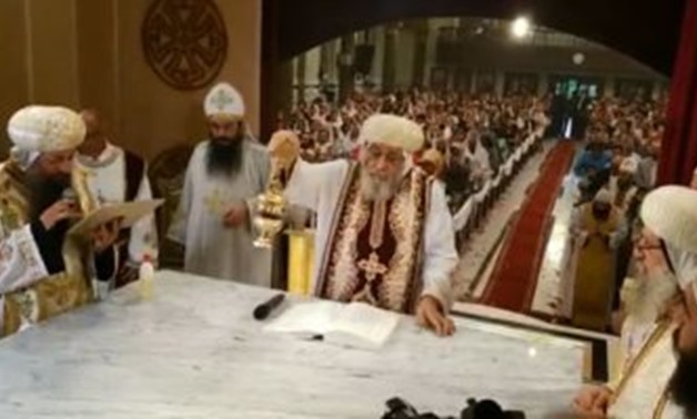 FILE- Coptic Orthodox Pope Tawadros II