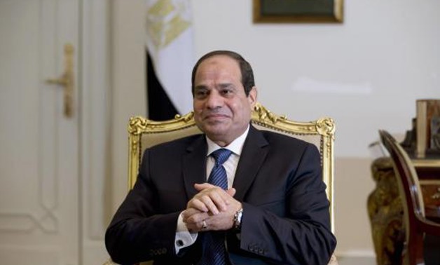Sisi at presidential palace - (Archive)