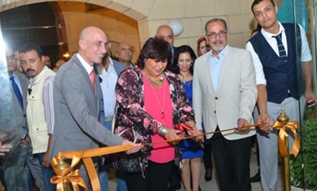 Minister of Culture Inas Abdel Dayem inaugurated on Sept. 18 the second edition of the international Sculpture Salon at Cairo Opera House's Art Palace-Press Photo