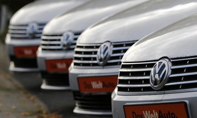 Volkswagen cars are lined up for sale at a car shop in Bad Honnef near Bonn, Germany. REUTERS-Wolfgang Rattay
