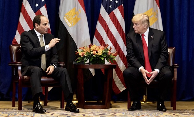Egypt's President Abdel Fatah al-Sisi met with U.S. President Donald Trump in New York