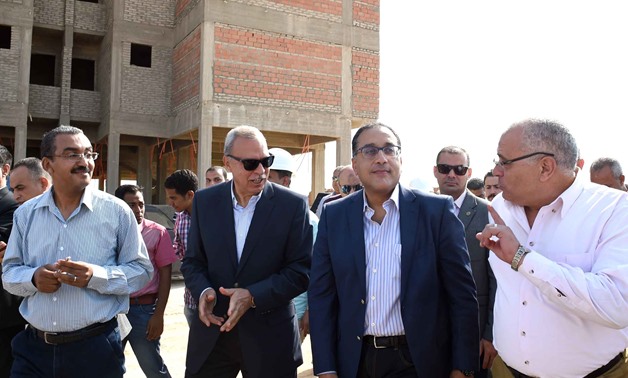 Prime Minister Moustafa Madbouli inspected on Thursday New Qena city- Press photo