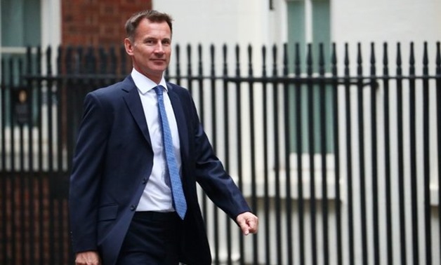 Britain's Foreign Secretary Jeremy Hunt walks towards the Foreign Office in London, September 21, 2018. REUTERS/Peter Nicholls/File PhotoREUTERS


