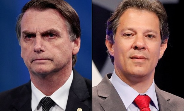 Brazil's far-right presidential candidate Jair Bolsonaro is polling ahead of leftist Workers Party rival Fernando Haddad - Reuters