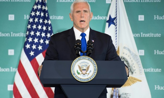 US Vice President Mike Pence lashes out at China in a speech accusing it of seeking to turn US President Donald Trump out of office
