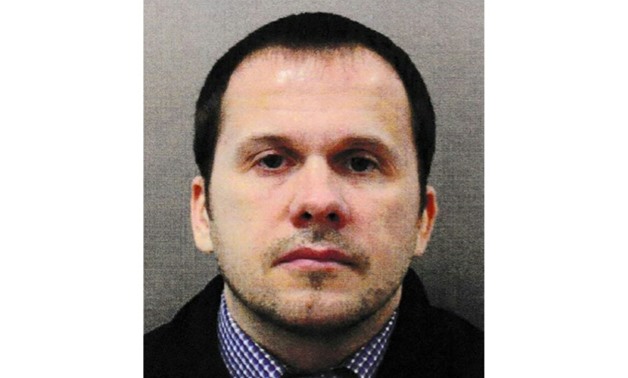 A photo released by the Metropolitan Police Service in London on September 5, 2018 shows a man then identified as Alexander Petrov, who investigative group Bellingcat say is in fact Alexander Mishkin, a trained military doctor

