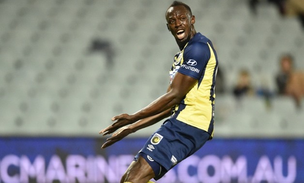 It was Bolt's first start since joining the A-League club in August for an indefinite trial
AFP / PETER PARKS
