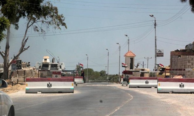 File: An army check point is seen in El-Arish city, in North Sinai July 15, 2013- Reuters
