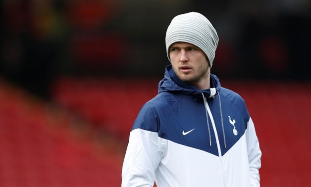 December 2, 2017 Tottenham's Eric Dier in the ground before the match Action Images via Reuters/Matthew Childs
