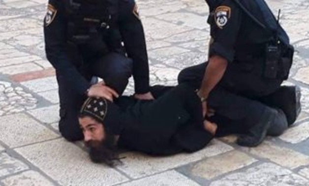FILE: Israeli forces assaulted on Wednesday a number of Egyptian Coptic Orthodox priests in front of the Church of the Holy Sepulchre 